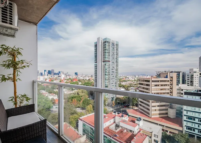 3-floor Penthouse Private Roof Garden High Speed Wi-fi 500mb Air-conditioning Pool & Gym Apartamento México DF