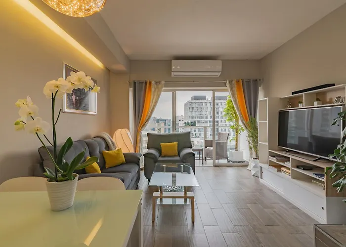 Apartamento 3-floor Penthouse Private Roof Garden High Speed Wi-fi 500mb Air-conditioning Pool & Gym