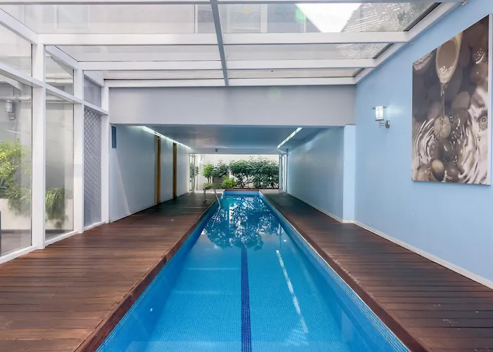 3-floor Penthouse Private Roof Garden High Speed Wi-fi 500mb Air-conditioning Pool & Gym Apartamento *